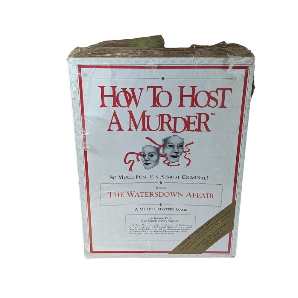How to Host a Murder The Watersdown Affair 1986 New & Factory Sealed!